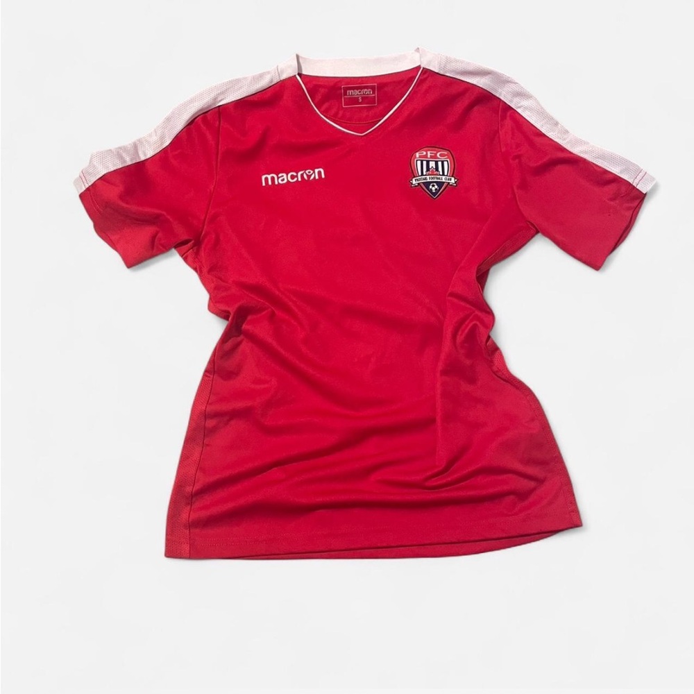 Macron Women's Red and White Jersey